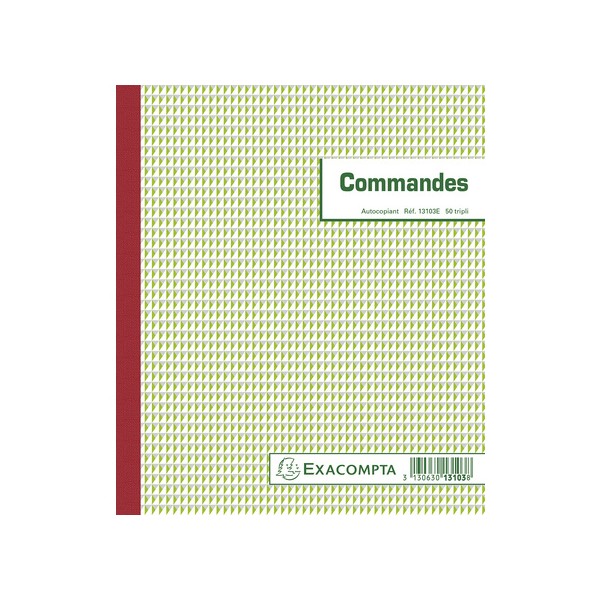 Manifold "Commandes", 210 x 180 mm, tripli