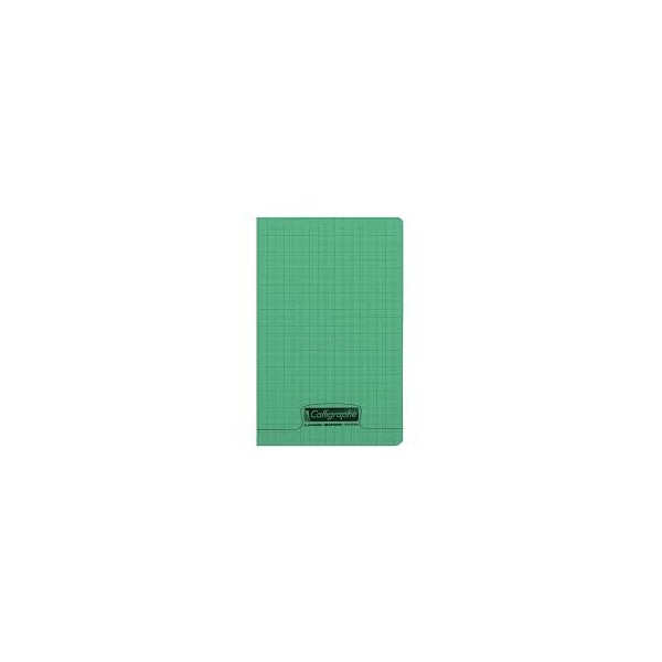 Carnet 9x14 cm 96p petits carreaux 5x5 polypro Assortis
