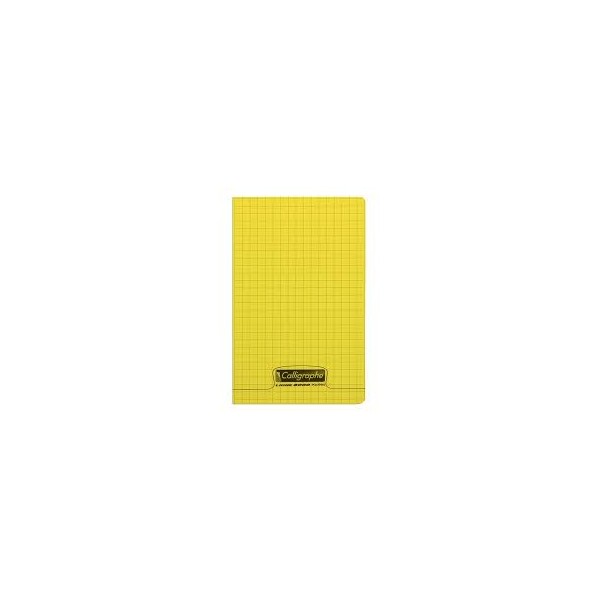 Carnet 9x14 cm 96p petits carreaux 5x5 polypro Assortis