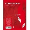 Copies doubles non perforée 21x29,7 200p séyès 70g - Blanc