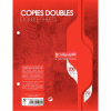 Copies doubles perforée 17x22 200p séyès 70g - Blanc