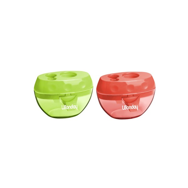 Taille-Crayons "TAILL'TOU", 3 usages, assorti