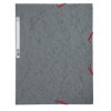 Chemise à élastiques 3 rabats A4, carton en carte lustrée 400 g/m2