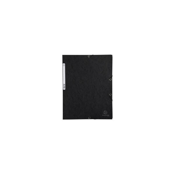 Chemise à élastiques 3 rabats A4, carton en carte lustrée 400 g/m2