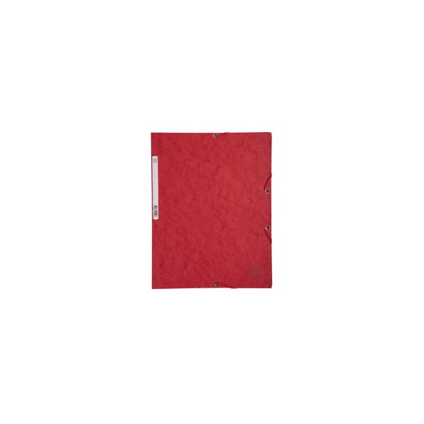 Chemise à élastiques 3 rabats A4, carton en carte lustrée 400 g/m2