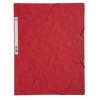 Chemise à élastiques 3 rabats A4, carton en carte lustrée 400 g/m2