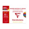 Papier dessin "à Grain" couleur, 240 x 320 mm  160 g/m2