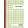 Factures avec mention TVA 21x14,8cm 50 feuillets tripli autocopiants