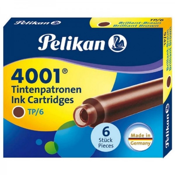 Cartouches d'encre pelikan par 6
