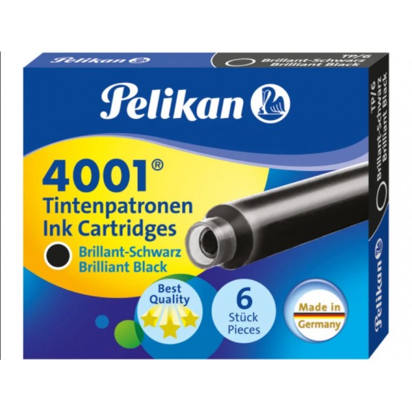 Cartouches d'encre pelikan par 6