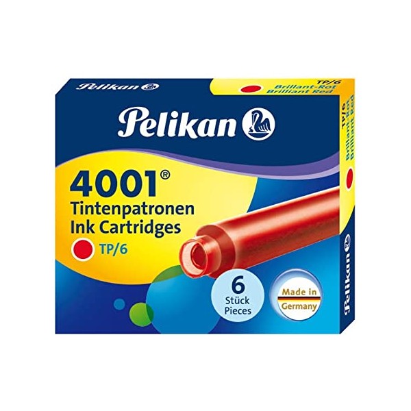 Cartouches d'encre pelikan par 6