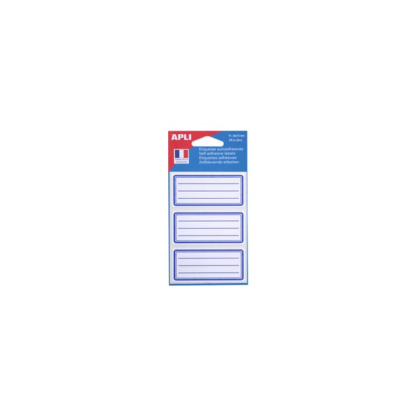 Etiquettes scolaires 34 x 75 mm