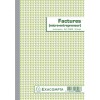 Factures micro-entrepreneur 21x14,8cm - 50 feuillets autocopiants dupli