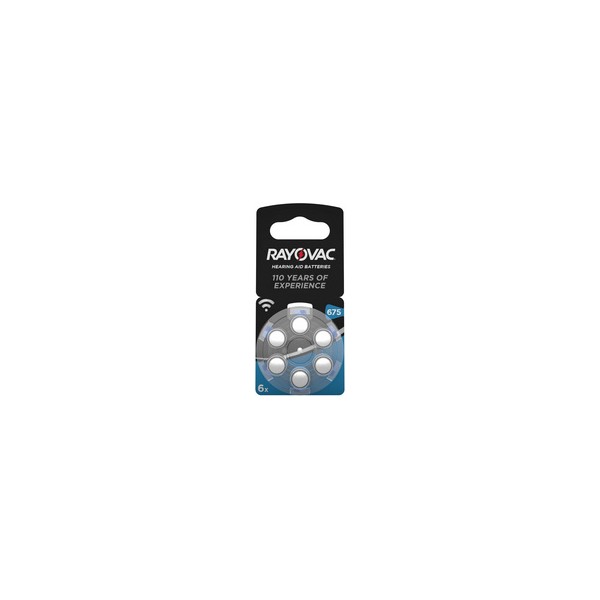 RAYOVAC Piles bouton pour aides auditives "Acoustic",  HA675/V675