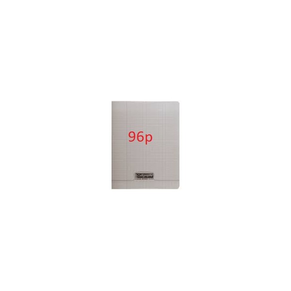 Cahier polypro A4 21X29.7 96p grands carreaux séyès 90g