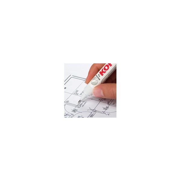 Stylo correcteur "Metal Tip", blanc, contenu: 10 g