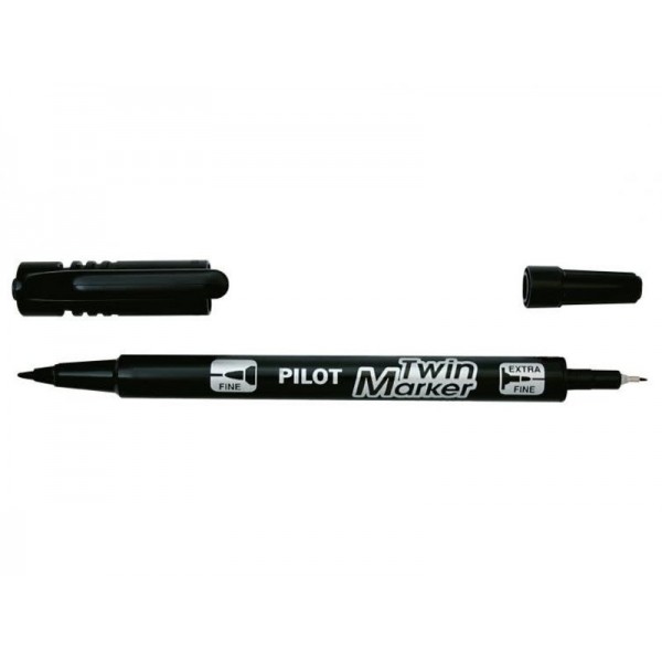 Marqueur permanent "Twin Marker", extra fin