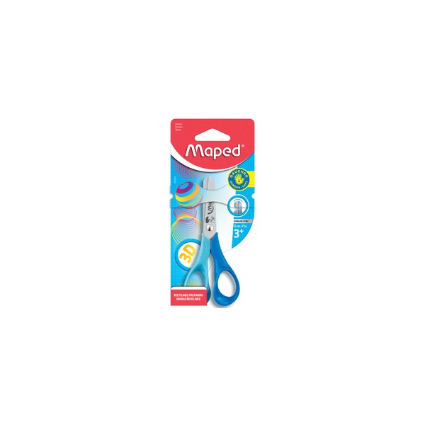 Ciseaux gauchers scolaires Vivo, rond, longueur: 120 mm,